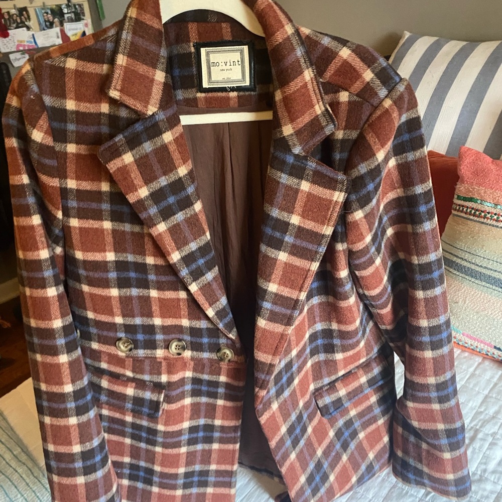 Plaid Blazer